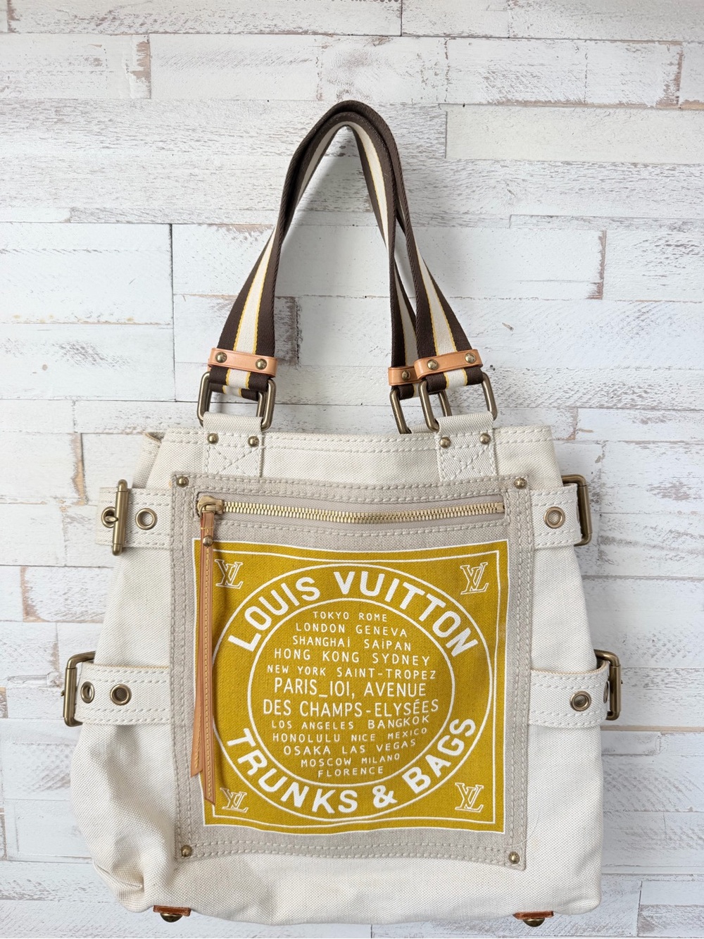 Louis Vuitton Trunks & Bags Denim Globe Shopper MM